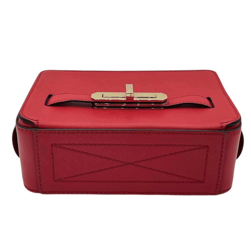 Alexander McQueen Myth Red Leather Crossbody Bag