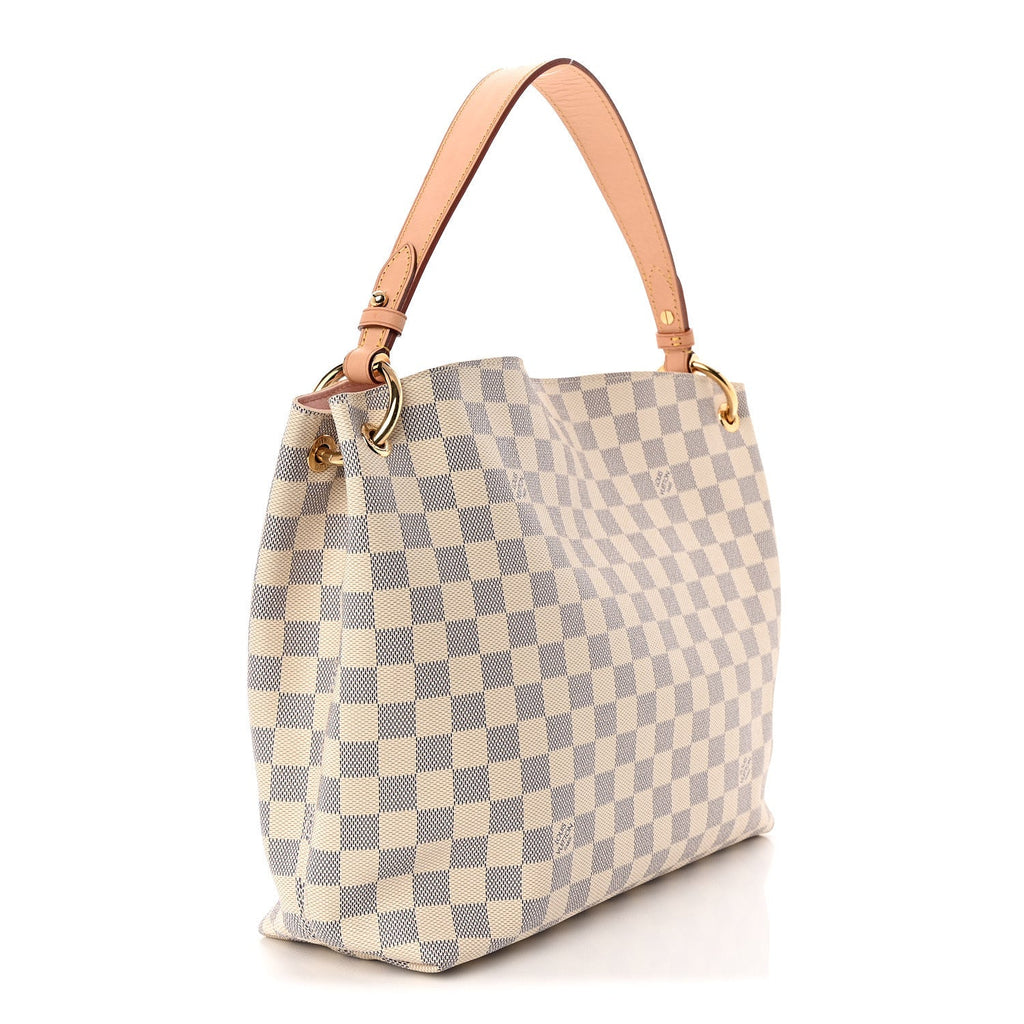 Damier Azur Graceful PM Rose Ballerine
