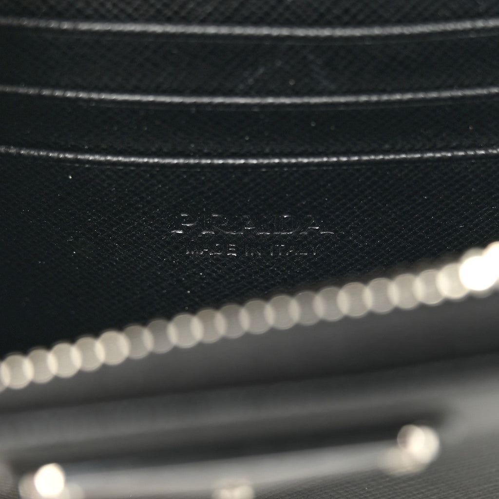 Saffiano Smartphone Case Crossbody Black