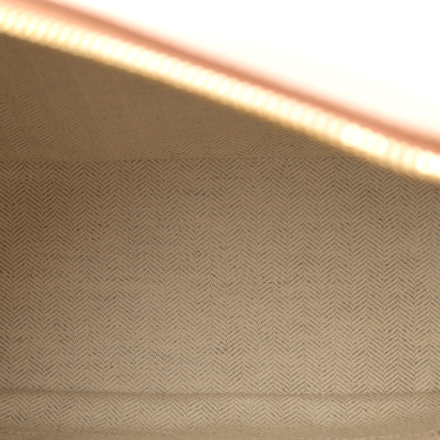 Grained Calfskin Small Puzzle Edge Bag Toffee