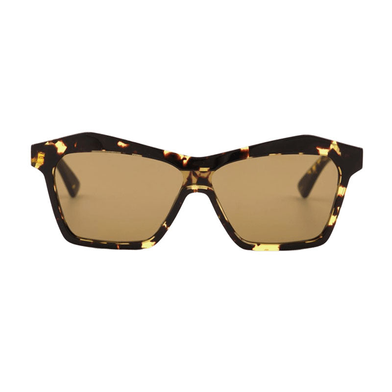 Bottega Veneta Sunglasses Geometric Full Rim, Havana Frame and Brown Lens BV1093S002