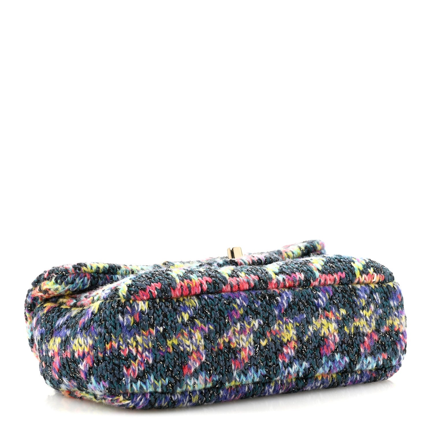 Knit Mini Rectangular Flap Multicolor