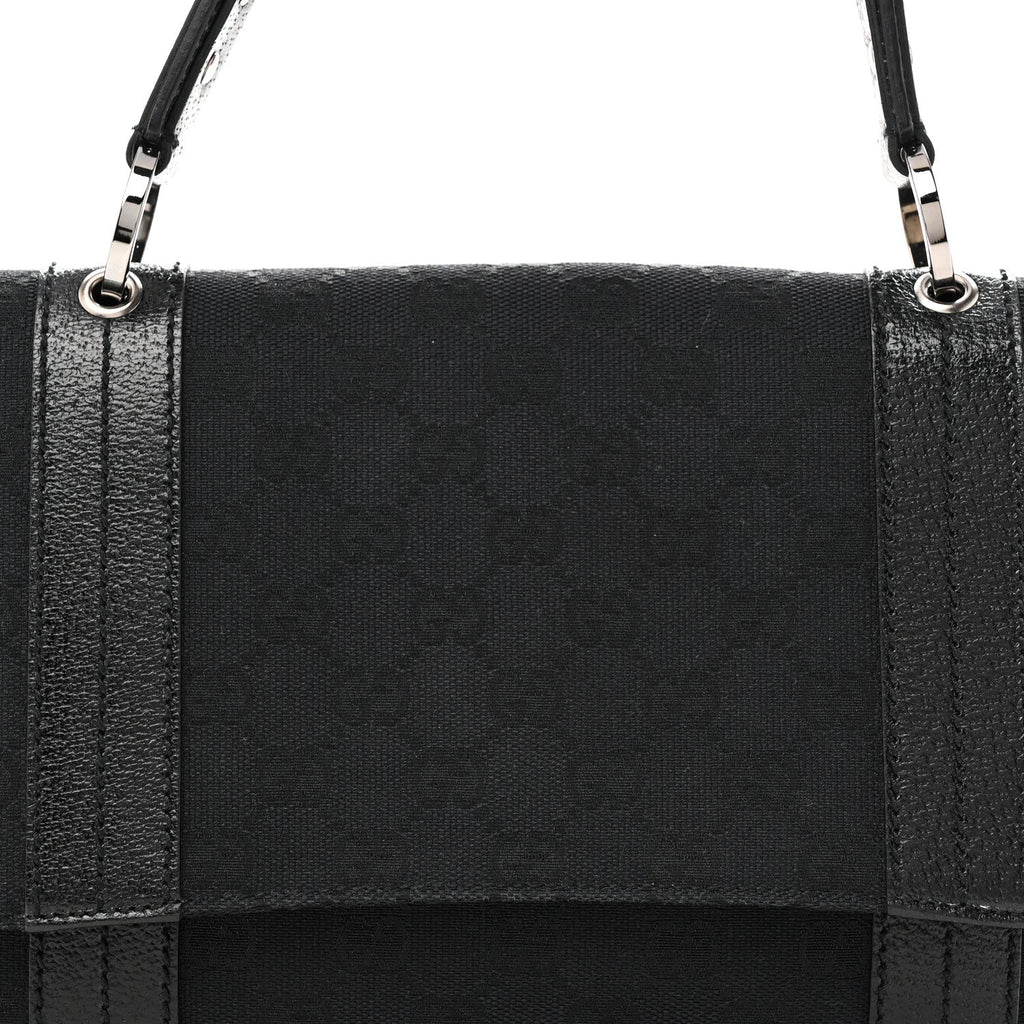 Monogram Satchel Black