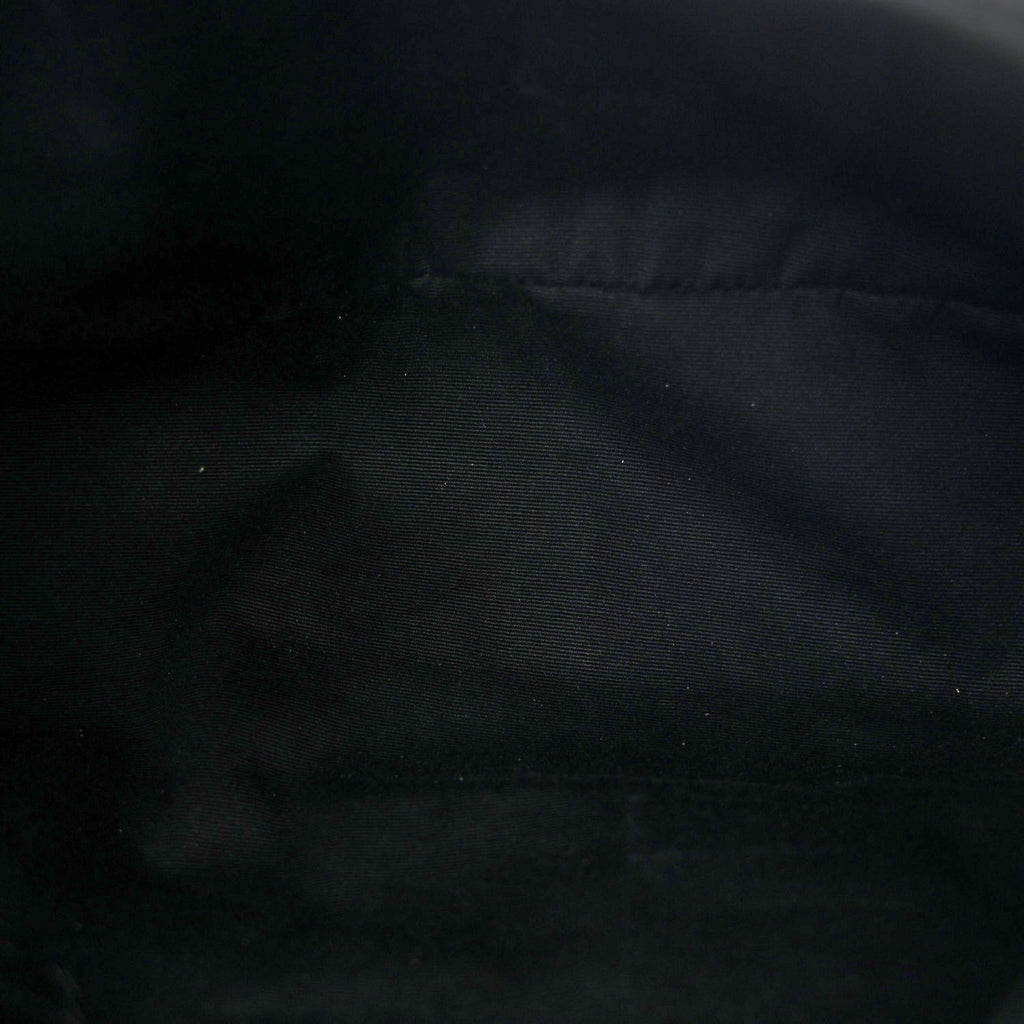 Lambskin Quilted Small Loulou Puffer Monogram Chain Satchel Black