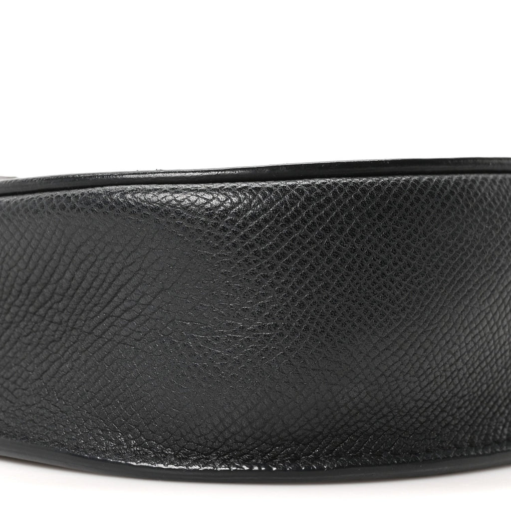 Grained Calfskin Small Trotteur Black