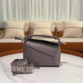LOEWE SMALL PUZZLE BAG PURPLE