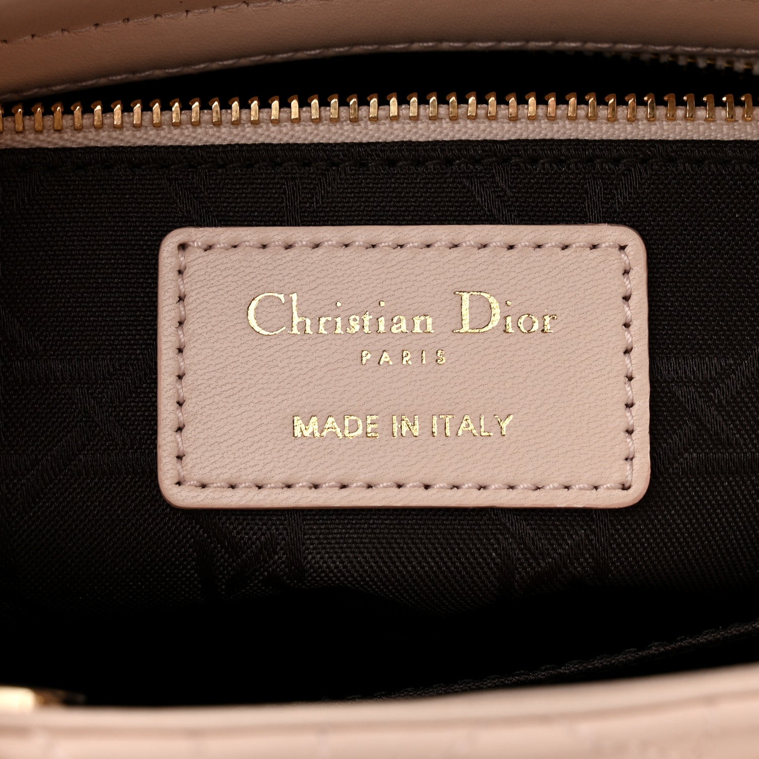 Lambskin Cannage Small Lucky Badges My Lady Dior Pink
