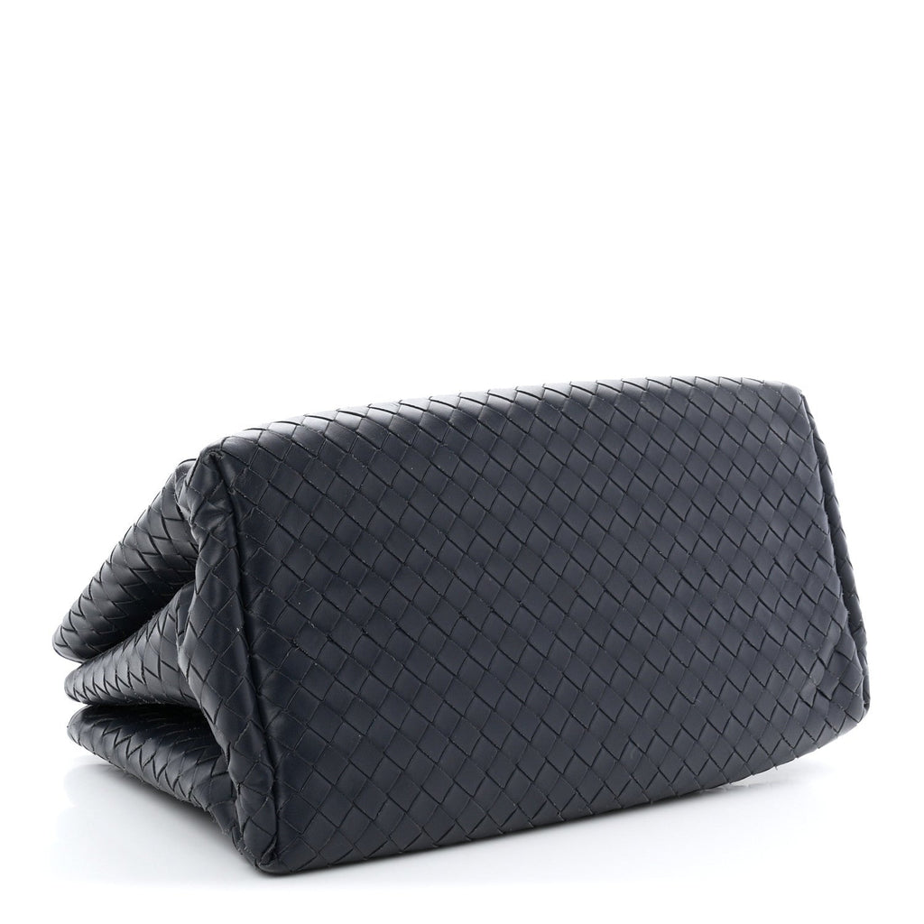Light Calf Intrecciato Small Roma Tote  Light Tourmaline