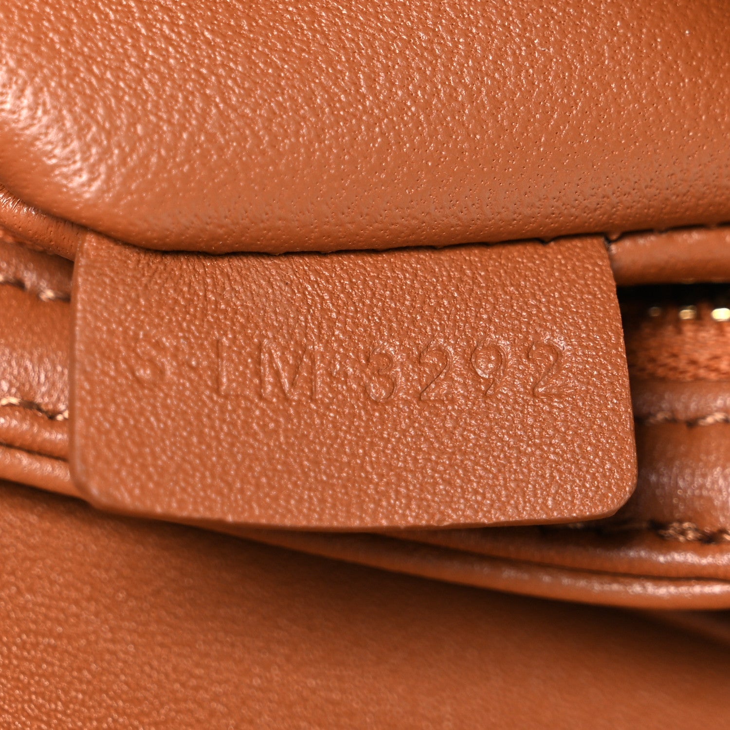 Textile Calfskin Classique Triomphe Bag Natural Tan