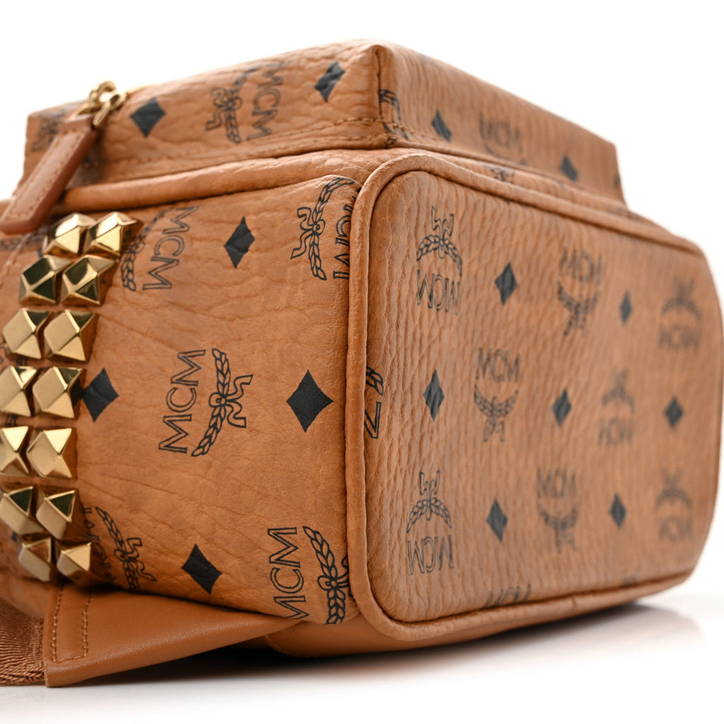 Visetos Side Stud Mini Stark Backpack Cognac