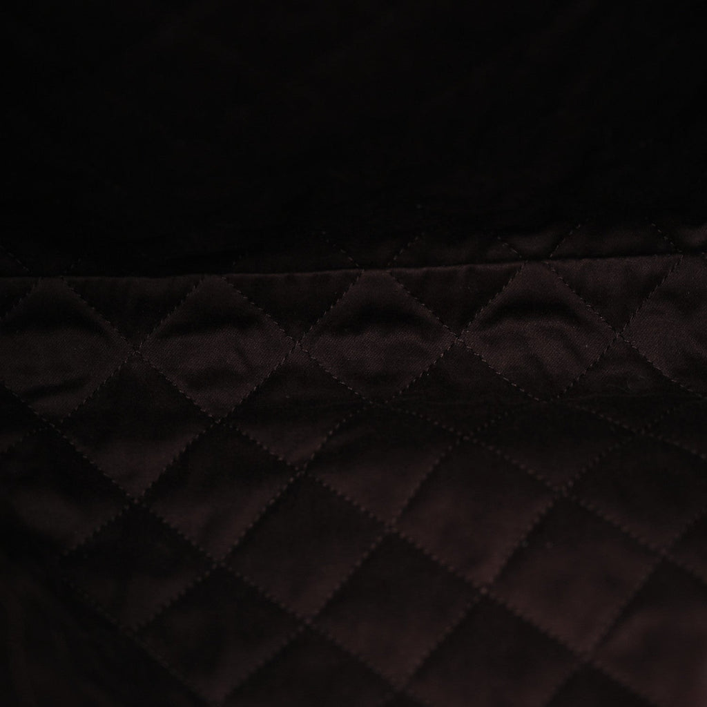 Shiny Calfskin Quilted Small Chanel 22 Dark Brown