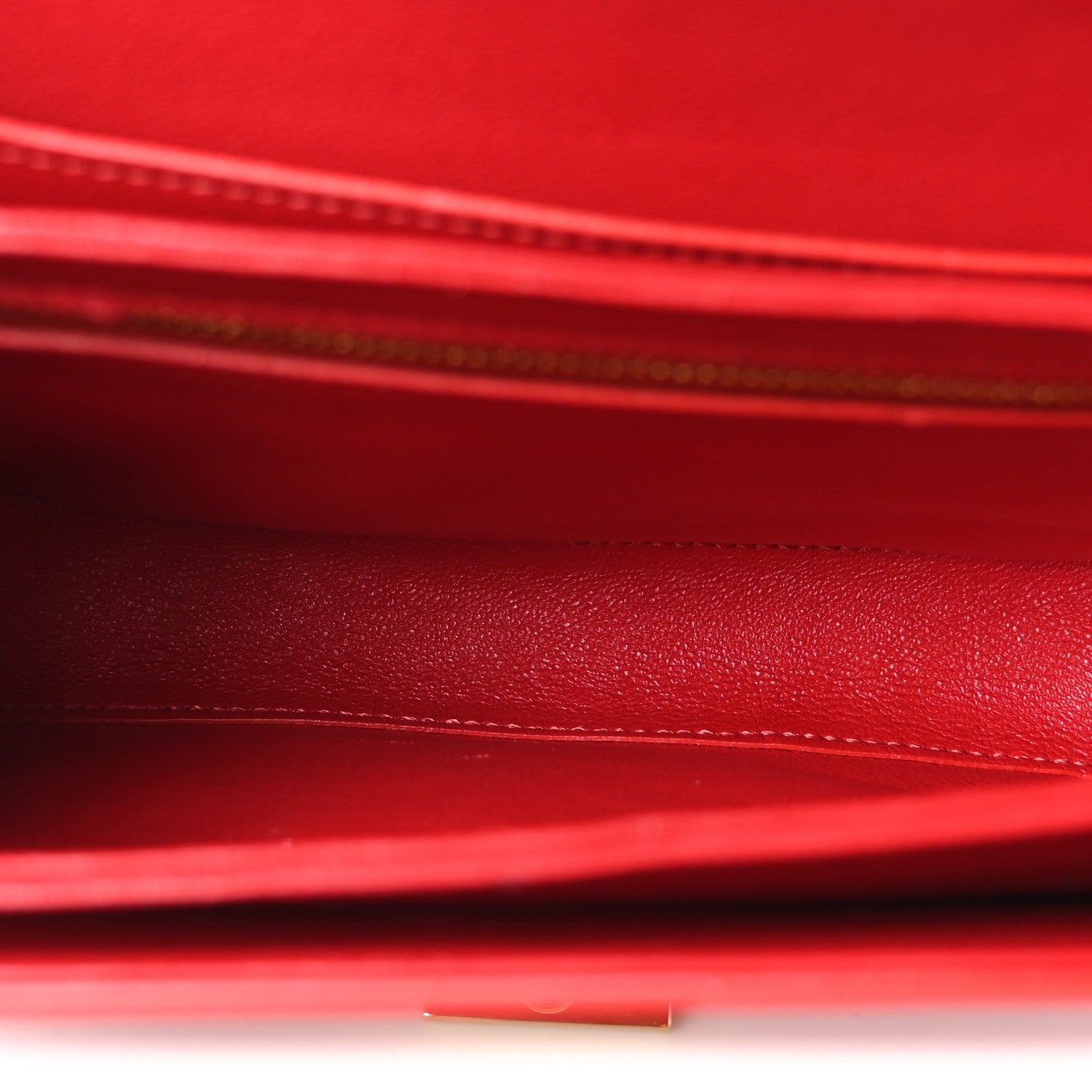 Shiny Calfskin Medium C Bag Red