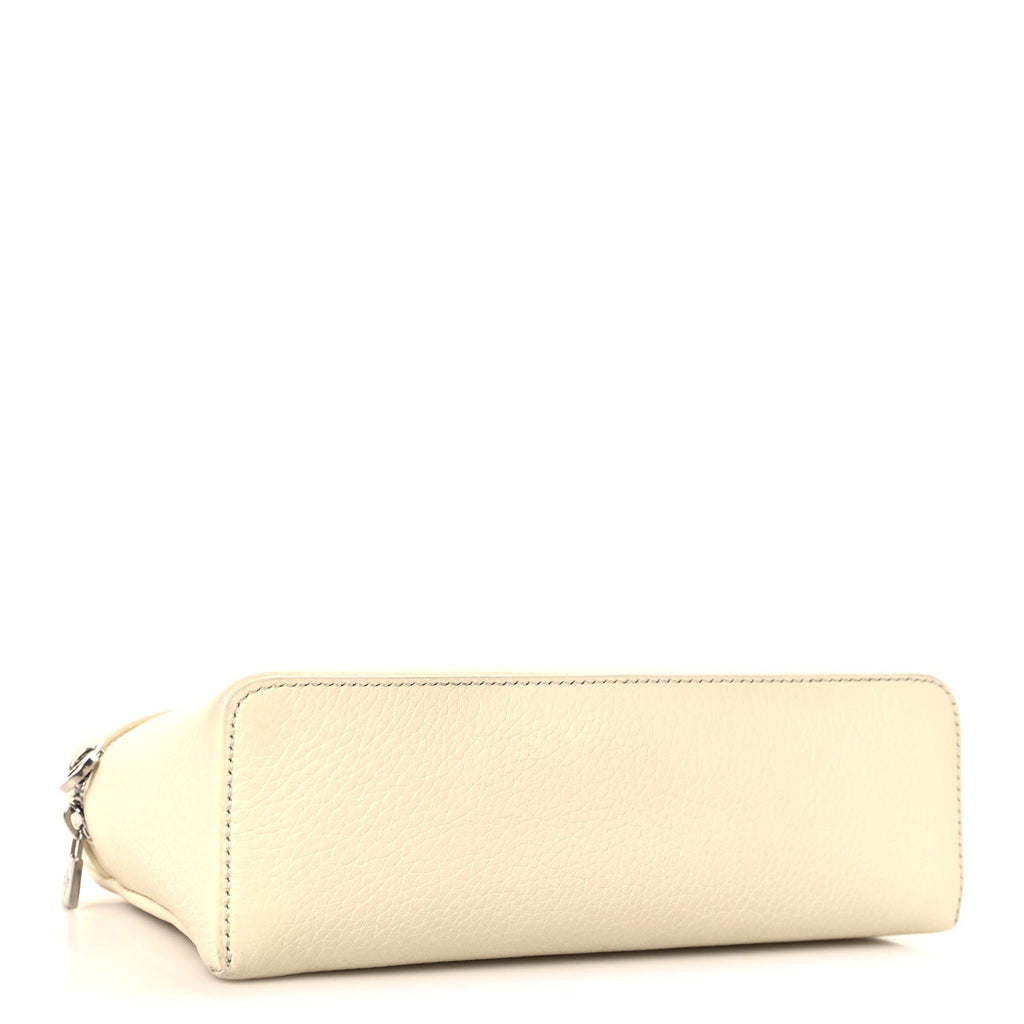 Tender Calfskin L19 Extra Pocket Pouch Whisper White