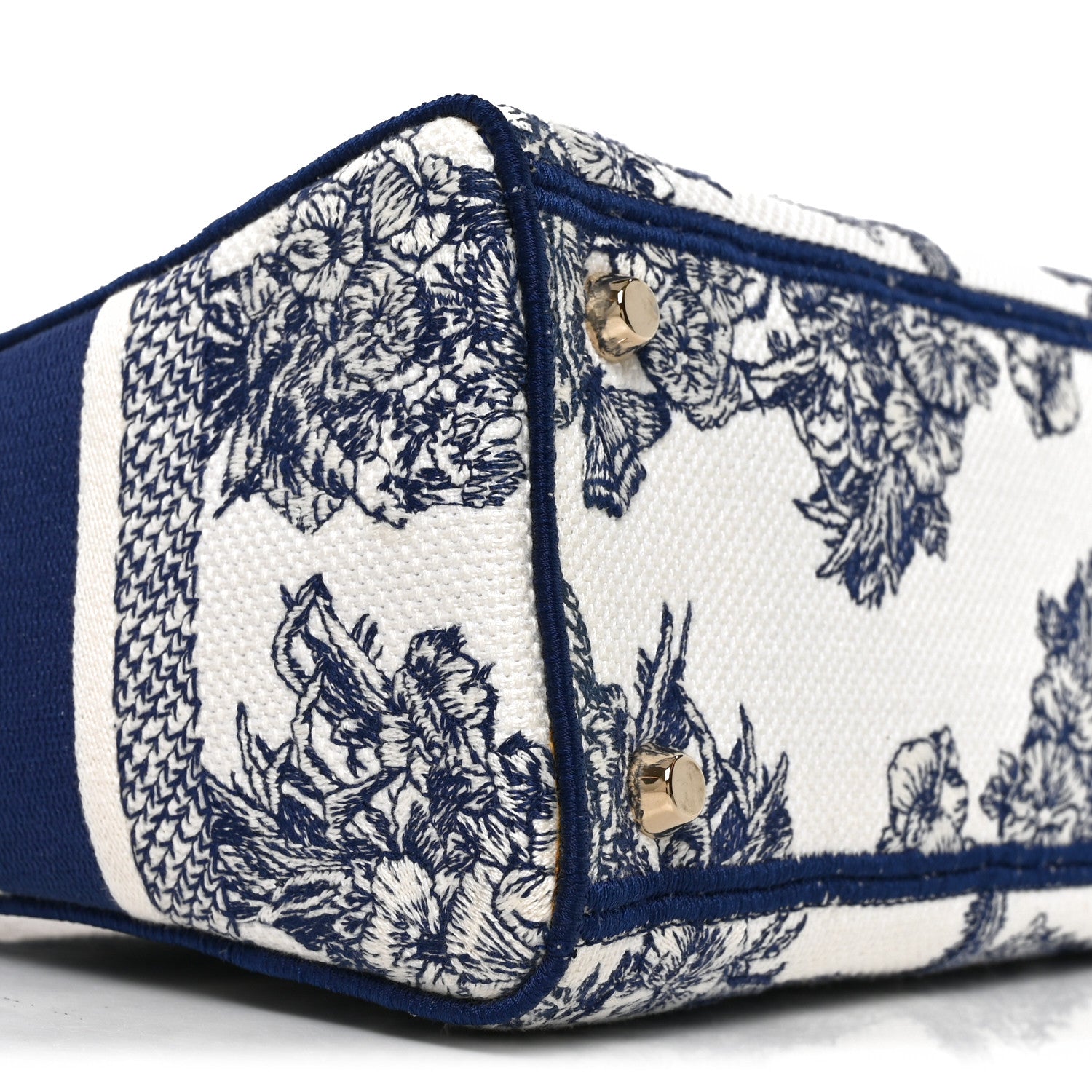 Canvas Reverse Embroidered Rêve d'Infini Medium Lady D-Lite Blue Multicolor