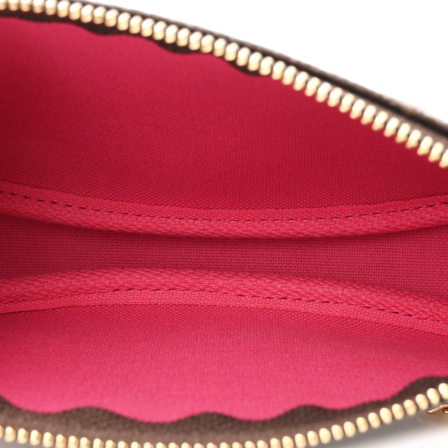 Monogram 2022 Christmas Animation Seoul Mini Pochette Accessories Fuchsia