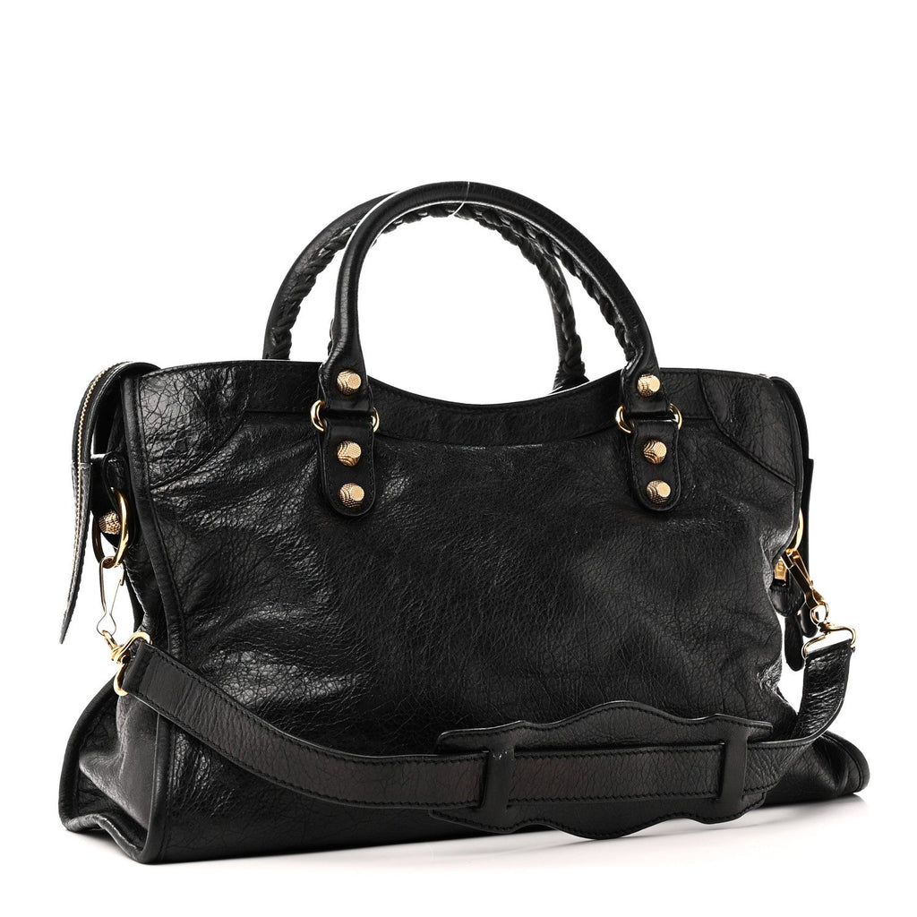 Agneau Giant 12 Gold Hardware City Black