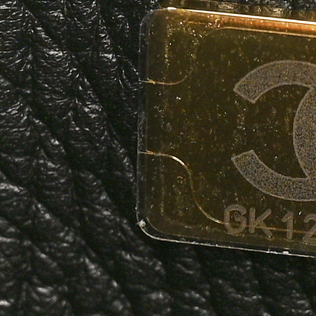 Grained Calfskin Suede Urban Essentials Large Shopping Bag Dark Beige Black Dark Beige Black