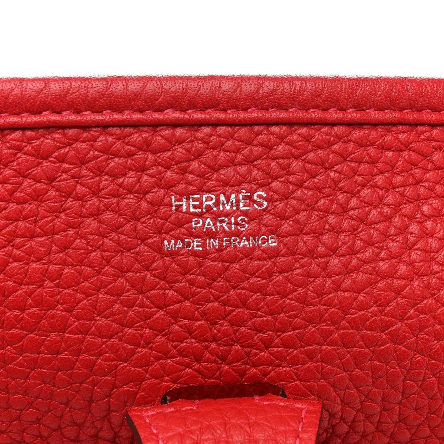 Taurillon Clemence EVELYNE III PM Rouge Casaque