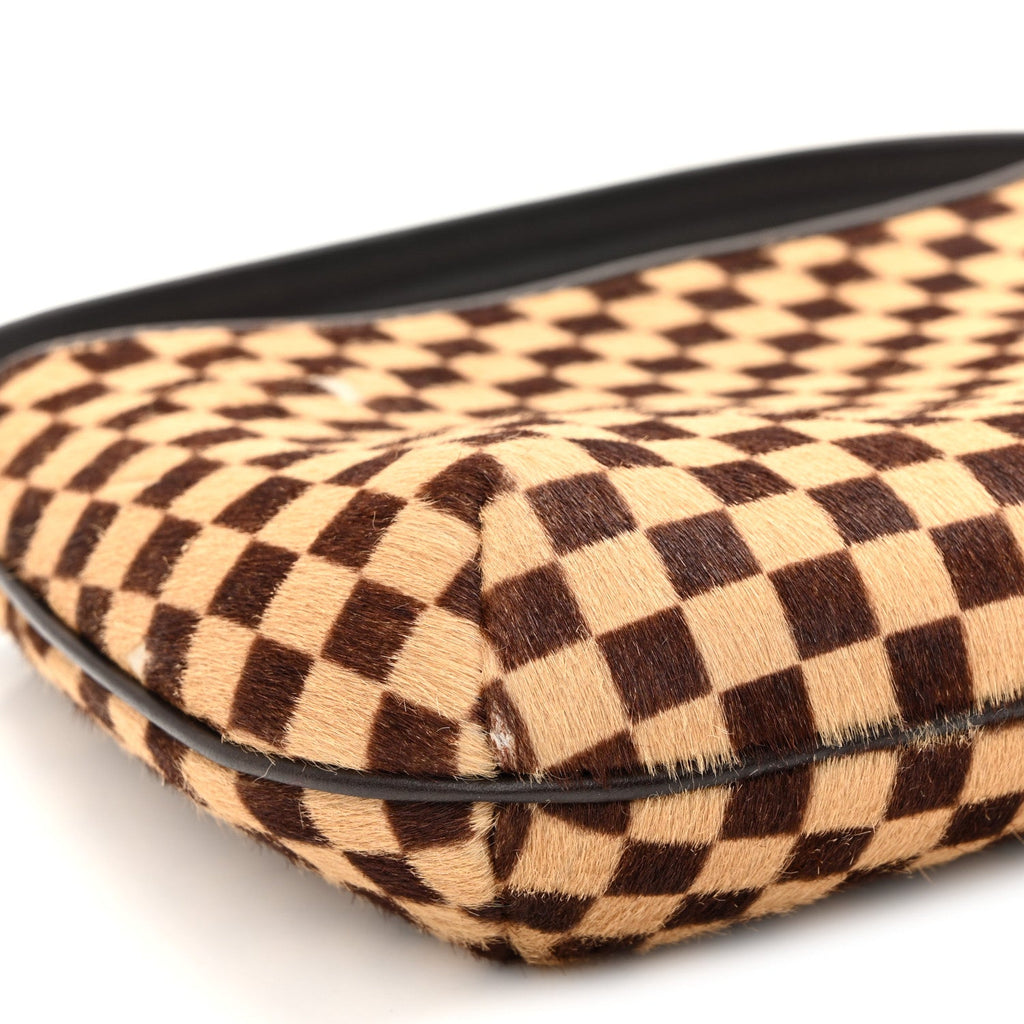 Calf Hair Damier Sauvage Tigre