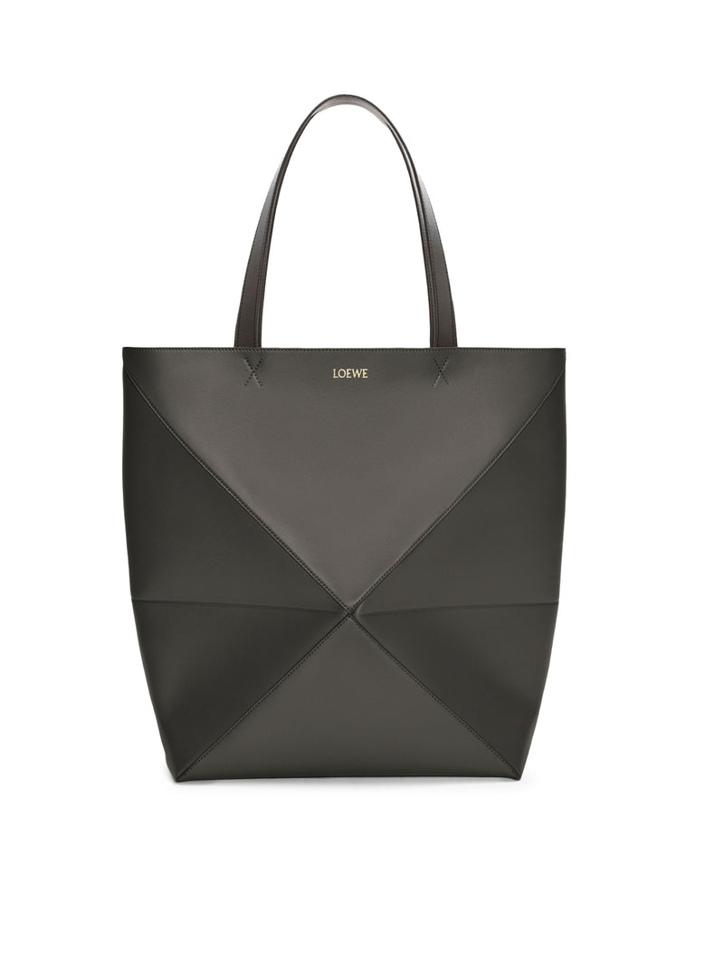 Loewe Men Puzzle Fold Tote Xl Bag In Polished Calfskin