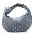 Nappa Denim Effect Intrecciato Teen Jodie Hobo Denim