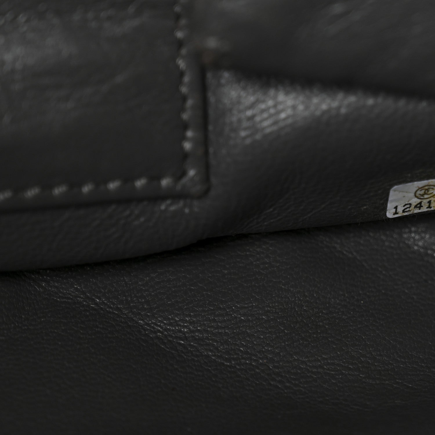 Aged Calfskin Quilted Large Reissue Camera Case Grey
