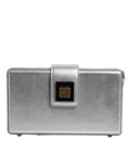 Dolce & Gabbana Metallic Silver DG BOX Leather Shoulder Strap Women's Bag ( )