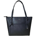 KATE SPADE Cameron Pocket Black Leather Tote