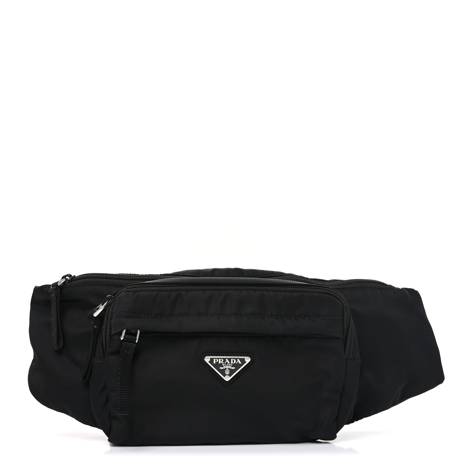 Tessuto Nylon Montagna Belt Bag Black