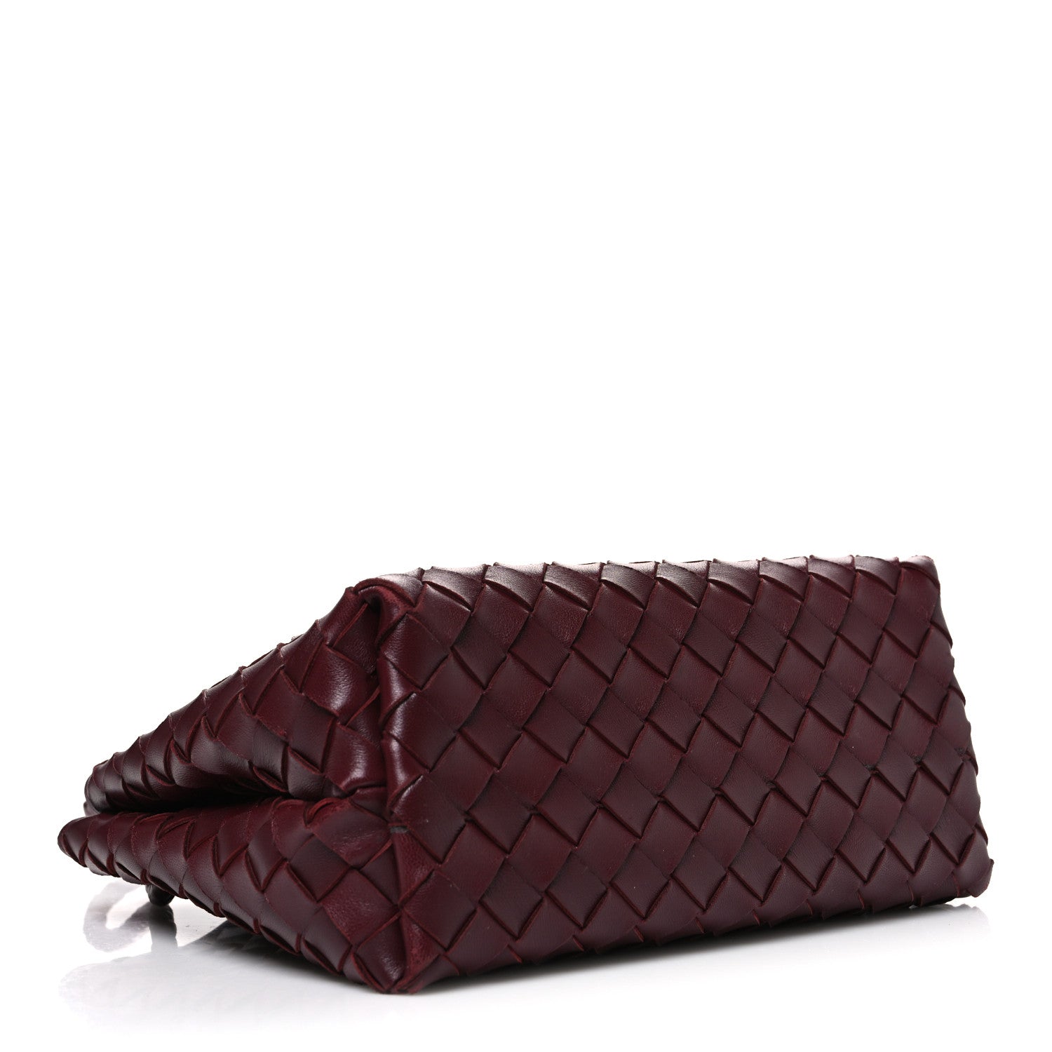 Nappa Intrecciato Small Andiamo Shoulder Bag Barolo
