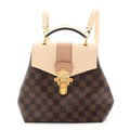 Damier Ebene Clapton Backpack Creme
