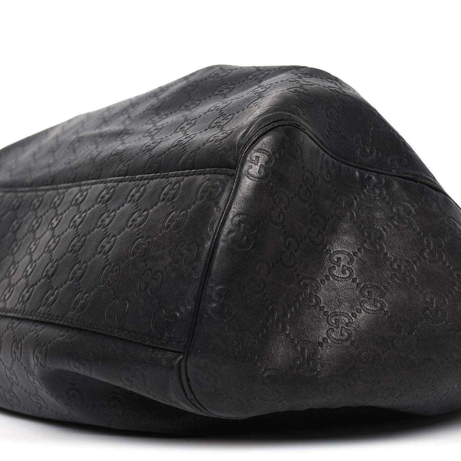 Guccissima Medium Sukey Tote Black