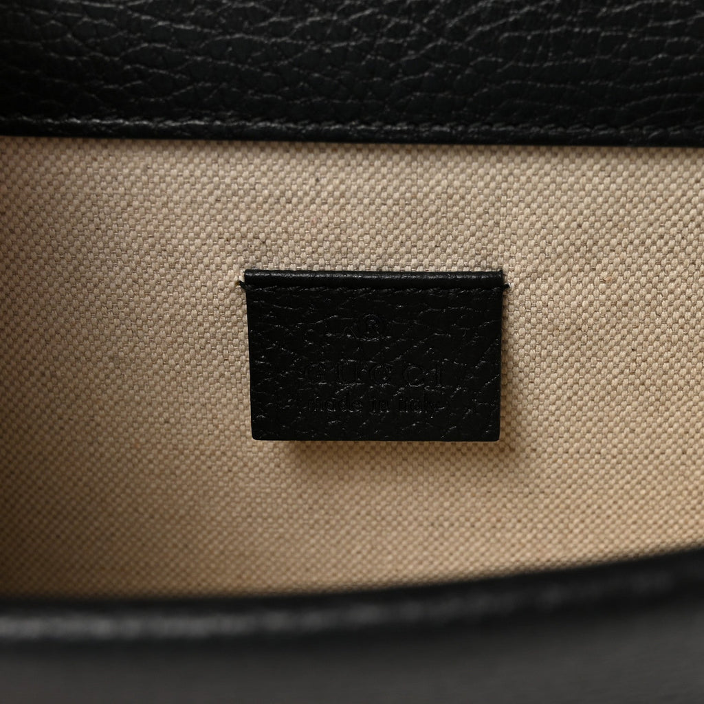 Calfskin Mini Dionysus Shoulder Bag Black