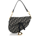 Oblique Saddle Bag Blue