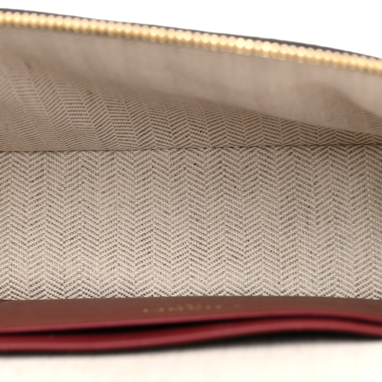 Suede Calfskin Top Handle Trapeze Small Vanity Case With Chain Dark Brown
