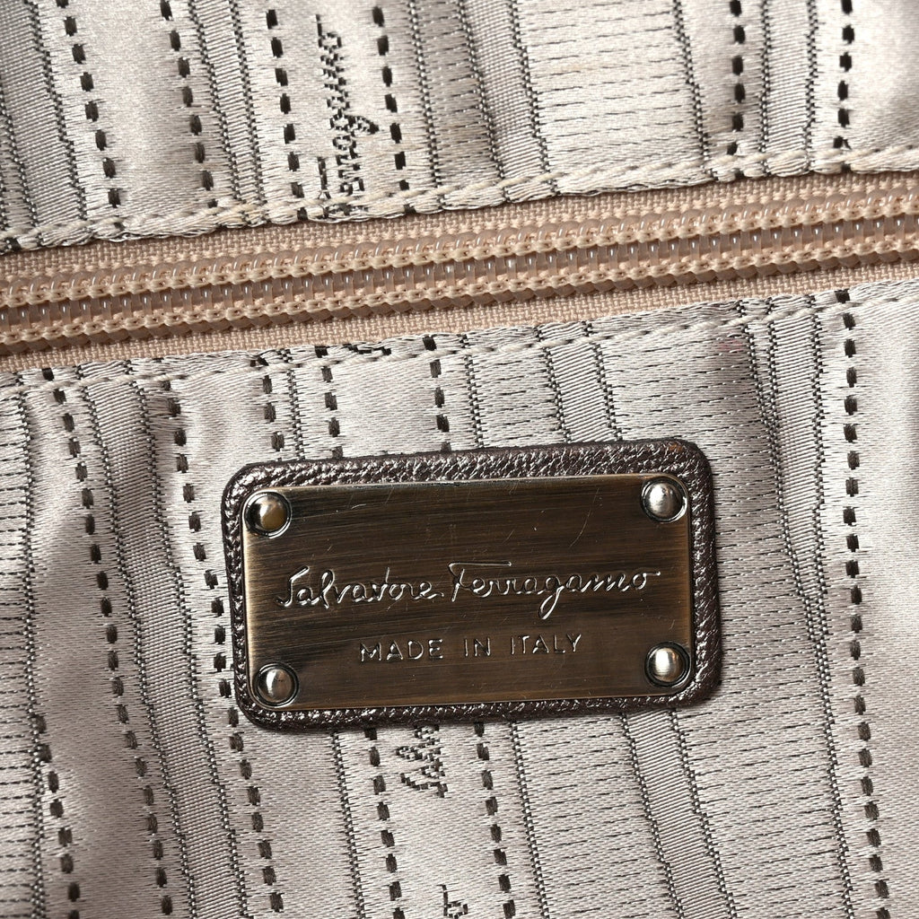 Calfskin Marisa Shoulder Bag Bronze