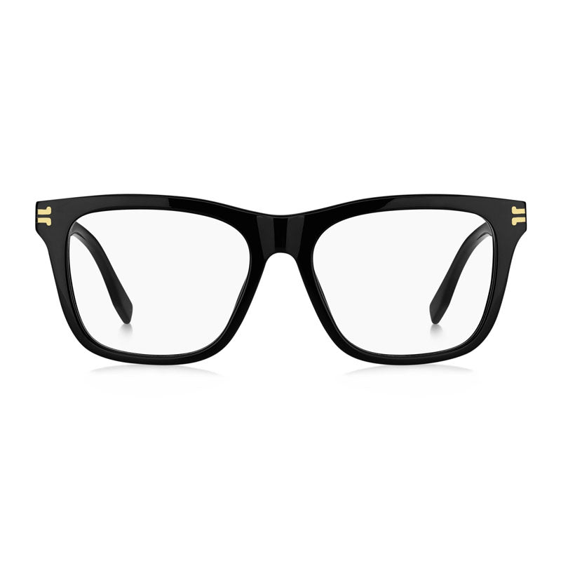 Marc Jacobs Eyeglasses Square Full Rim, Black Frame and Clear Demo Lenses Lens MJ1084080700