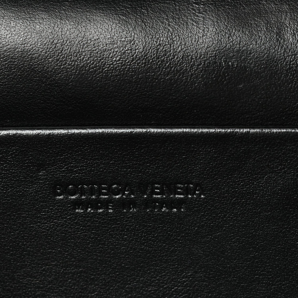 Calfskin Intrecciato Bang Bang Vanity Case Black