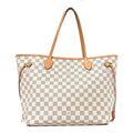 Damier Azur Neo Neverfull MM Rose Ballerine