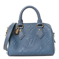 Empreinte Monogram Giant Speedy Bandouliere 20 Blue Jean