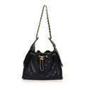 Caviar Quilted Small Chanel 25 Handbag Dark Navy
