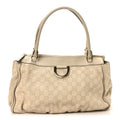 Guccissima D Gold Tote White