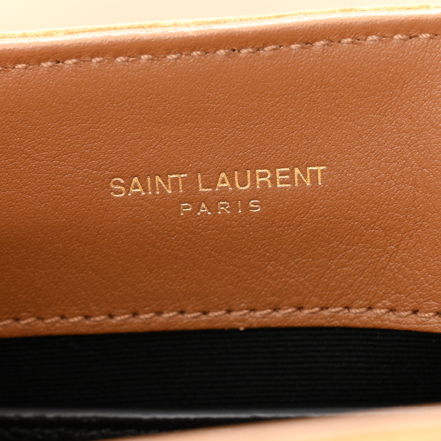 Suede Calfskin Y Quilted Monogram Small Loulou Chain Satchel Cinnamon