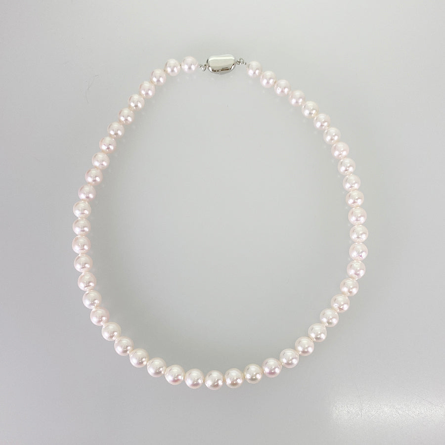Necklace Silver Akoya Pearl