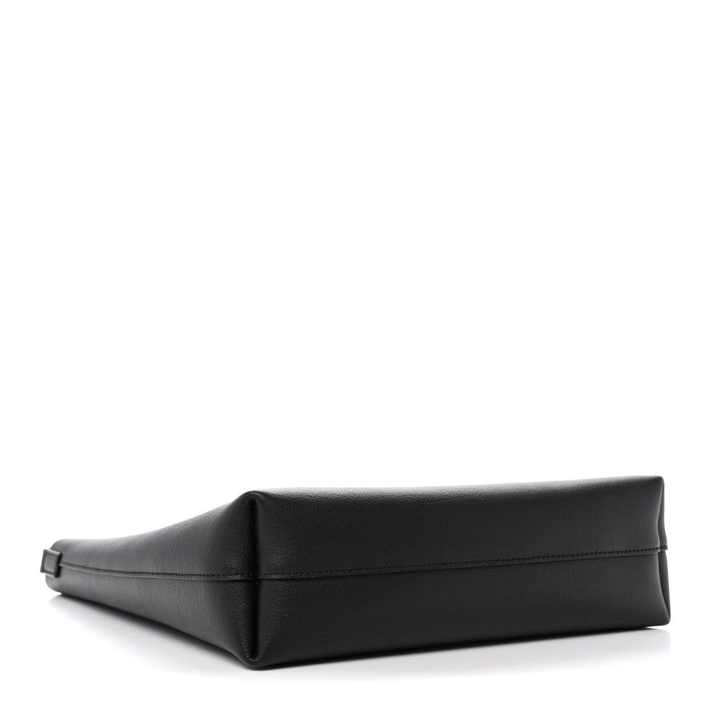 Calfskin Toy Shopping Tote Black