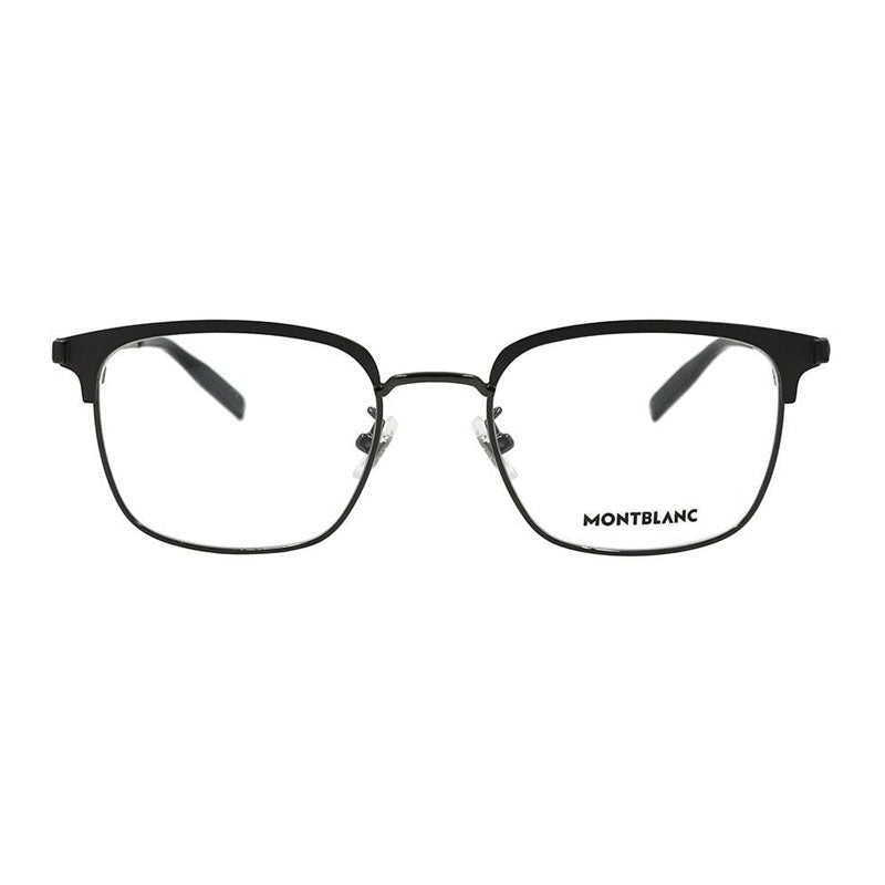 Montblanc Sunglasses Square Full Rim, Grey Frame and Clear Demo Lens Lens MB0083OK001