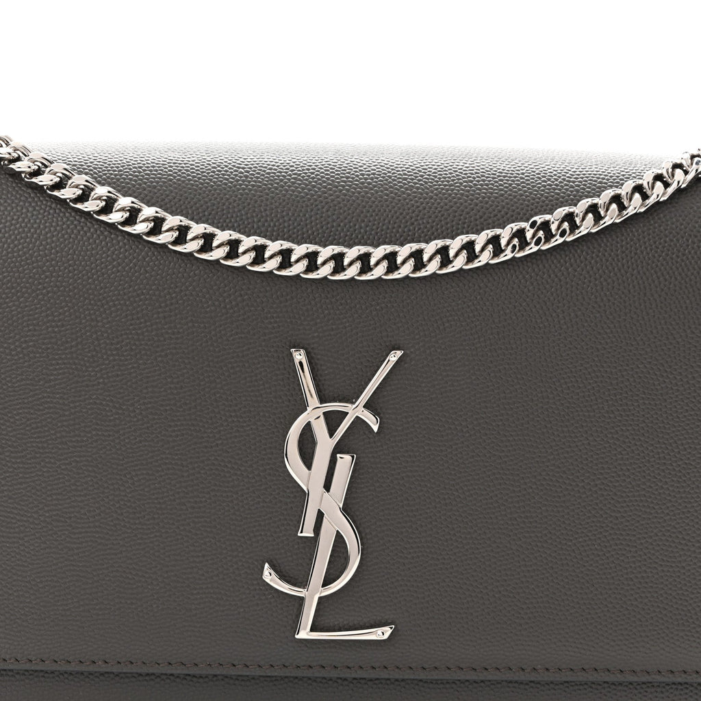 Grain De Poudre Medium Classic Monogram Kate Satchel Earth
