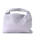 Calfskin Intrecciato Small Hop Oyster Lilac