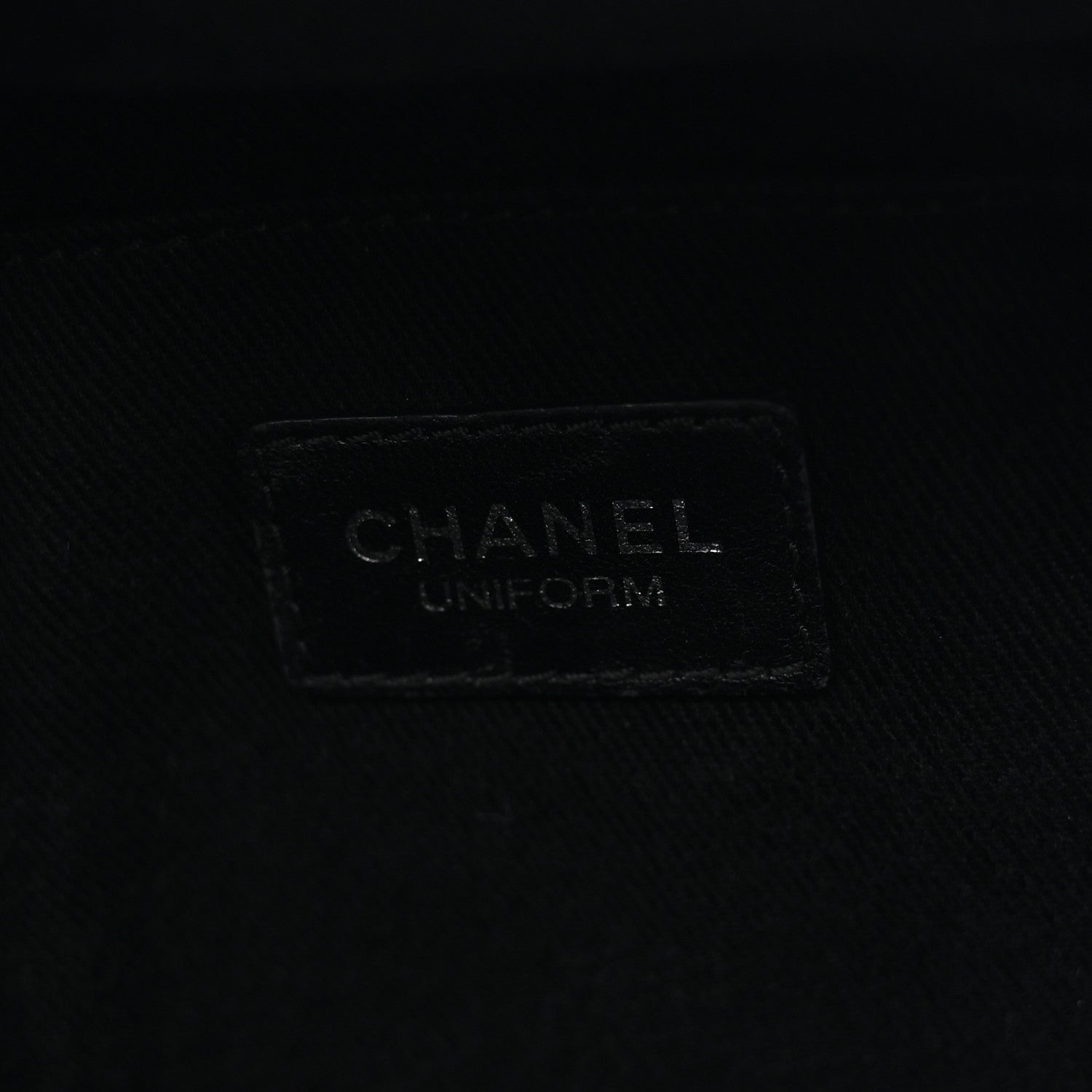 Grained Calfskin Quilted Waist Belt Bag Black