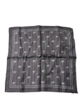 Dolce & Gabbana Brown Elephant Fantasy Handkerchief Women's Scarf